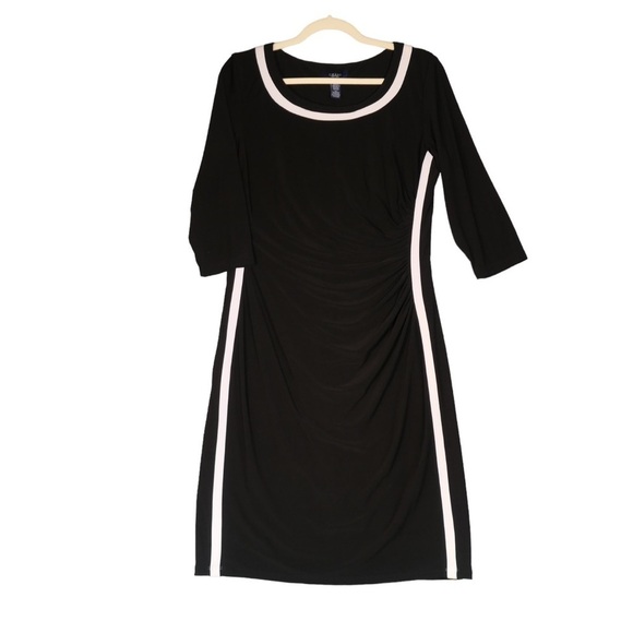 Polo Ralph Lauren Dresses & Skirts - Polo by Ralph Lauren Black Dress with White Trim